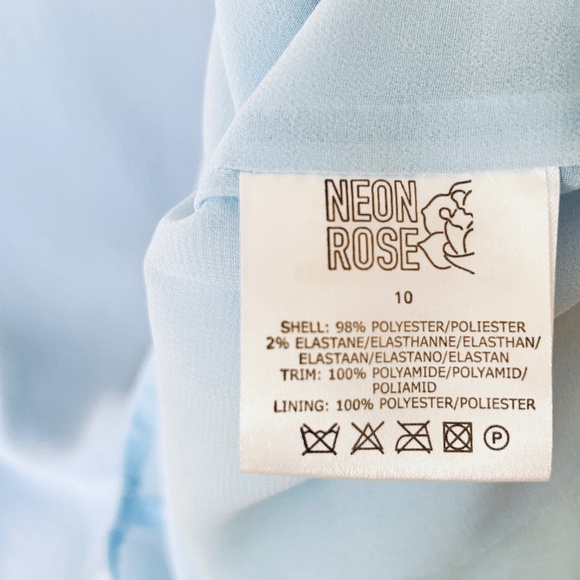 Brand new with tag NEON ROSE sky blue midi dress - Picture 5 of 5